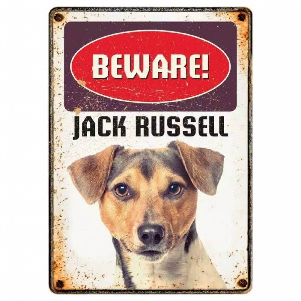 Metallschild "Jack Russel"